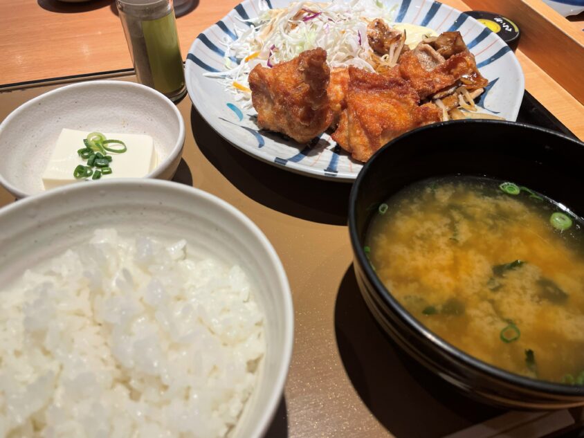 【鹿児島・やよい軒】「から揚げとしょうが焼の定食」を実食！990円で楽しめる満足コンビ